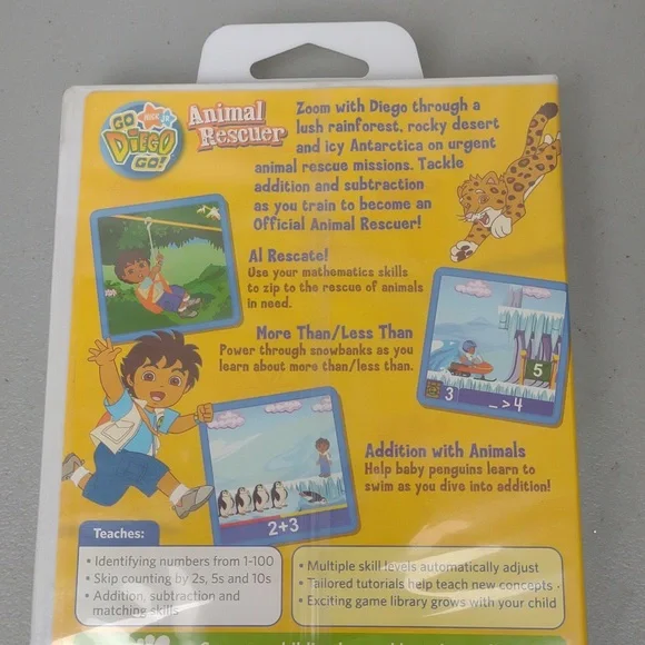 Leapster Go Diego Go Animal Rescuer Game - Picture 6 of 8